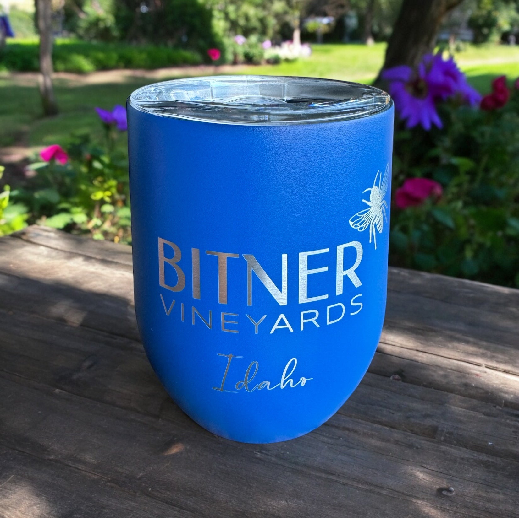 Custom Engraved Wine Tumblers - 12oz