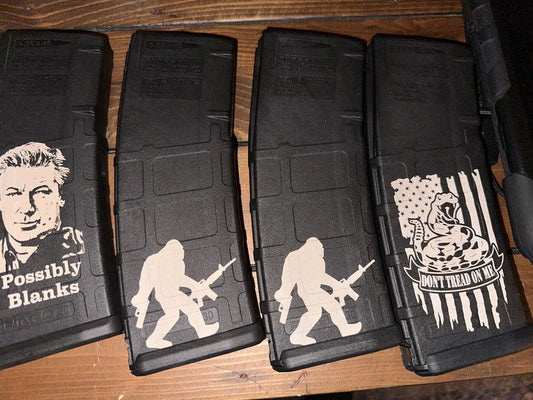 Laser Engraved PMAGs