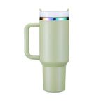 40oz Engraved Bookshelf Tumbler with Handle – Stainless Steel Insulated Cup
