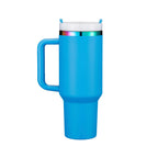 40oz Engraved Bookshelf Tumbler with Handle – Stainless Steel Insulated Cup
