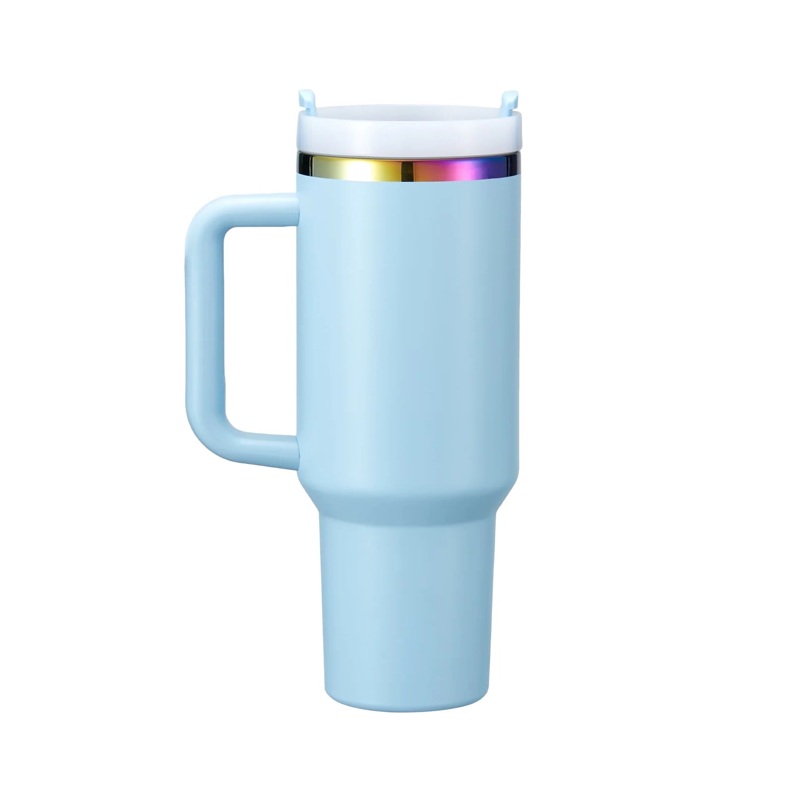 40oz Engraved Bookshelf Tumbler with Handle – Stainless Steel Insulated Cup