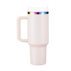 40oz Engraved Bookshelf Tumbler with Handle – Stainless Steel Insulated Cup