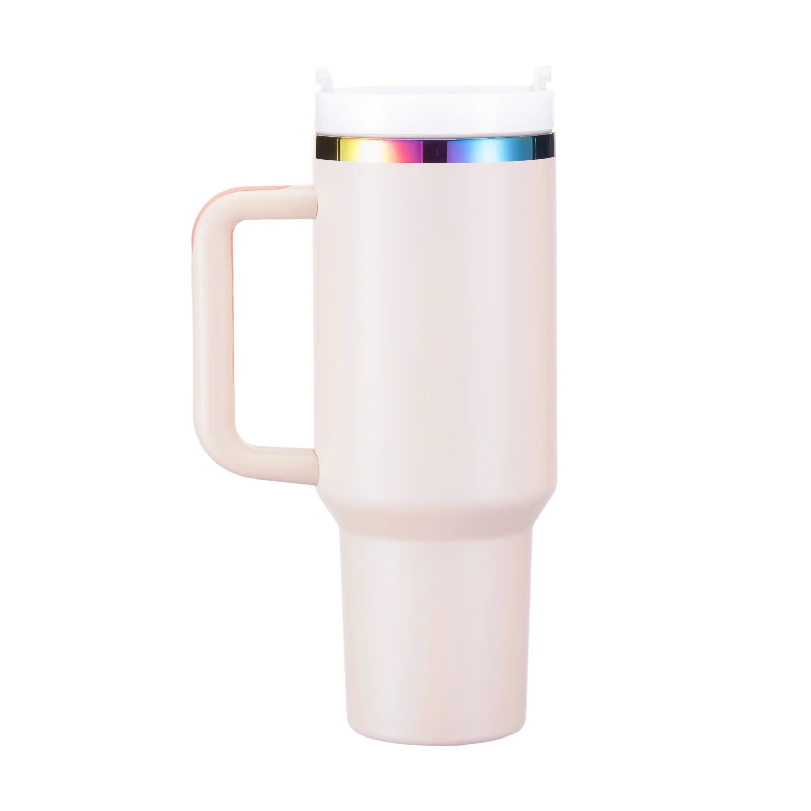 40oz Engraved Bookshelf Tumbler with Handle – Stainless Steel Insulated Cup
