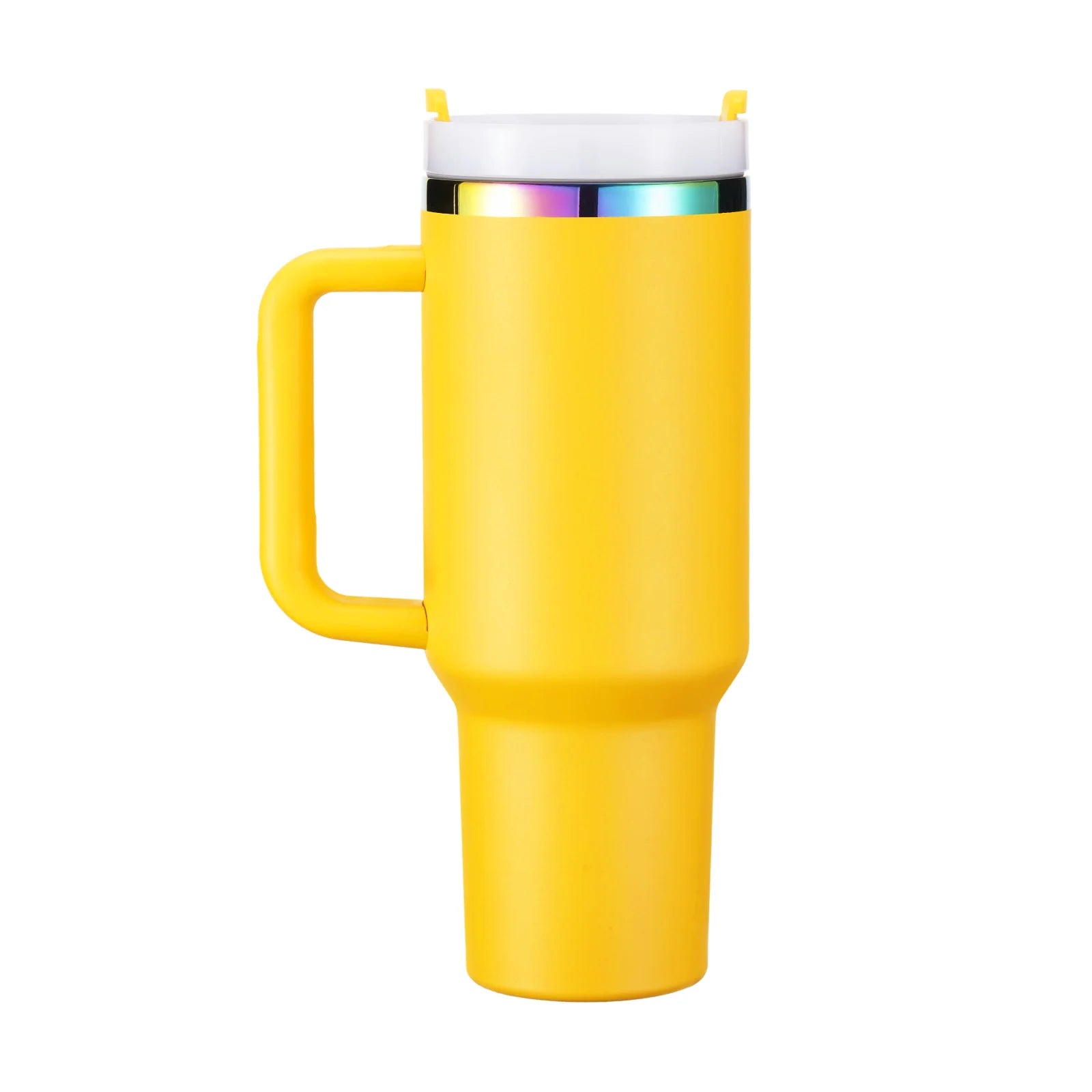 40oz Engraved Bookshelf Tumbler with Handle – Stainless Steel Insulated Cup