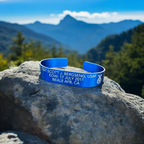 Custom Engraved Memorial Cuff Bracelet