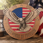 250 Years of Freedom Patriotic Eagle Sign