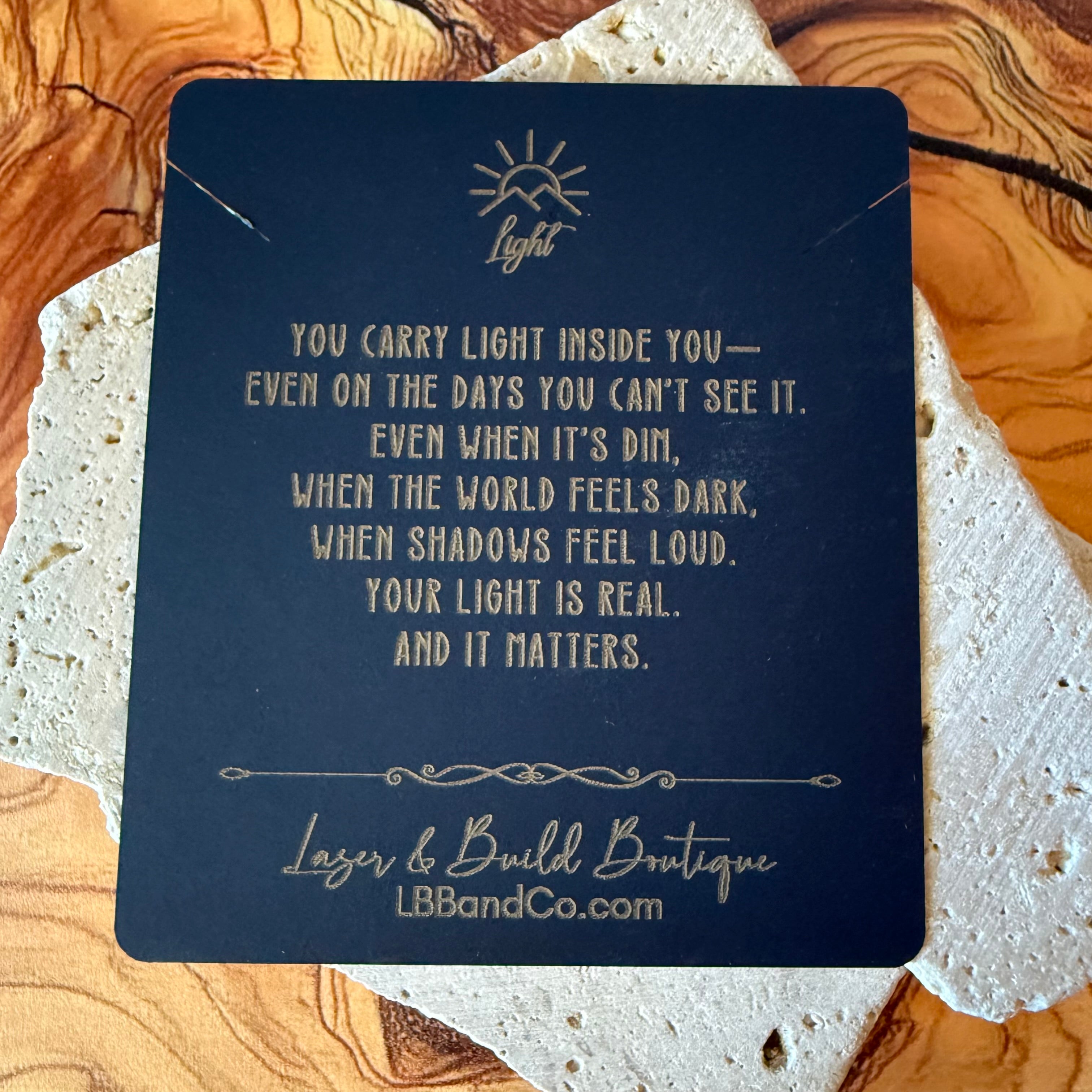 Light Necklace – Worth Whisper Collection