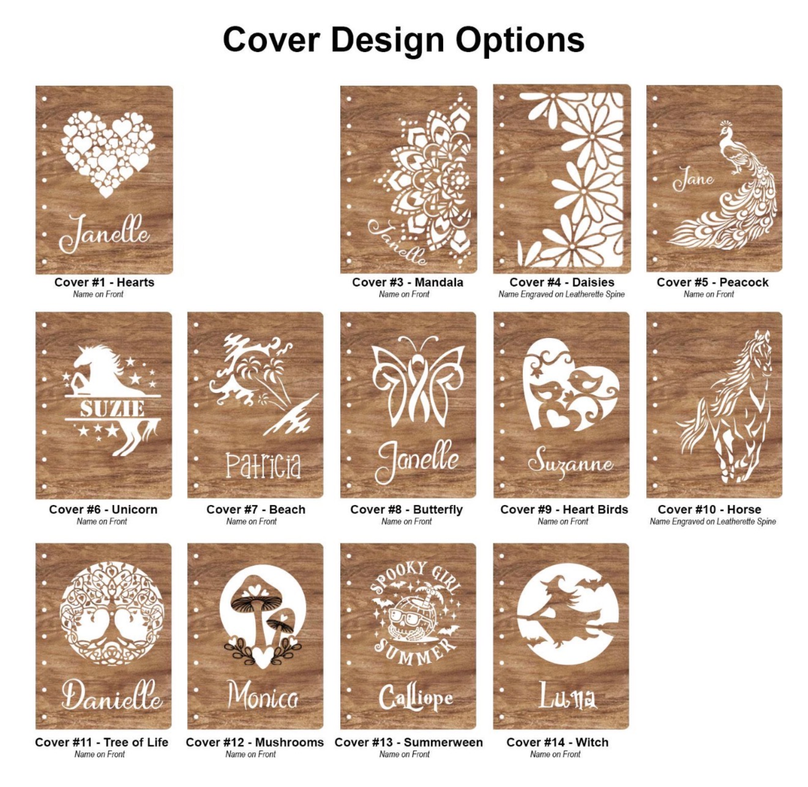 Handcrafted Mahogany Wood Diary or Notebook | Customizable and Refillable