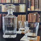Personalized Whiskey Decanter Set | Custom Engraved Gift Set