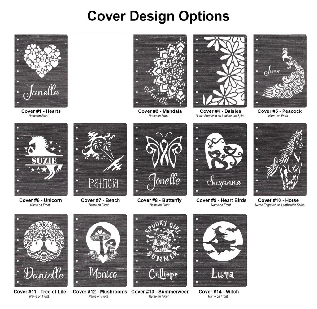 Handcrafted Nitro Wood Diary or Notebook | Customizable and Refillable