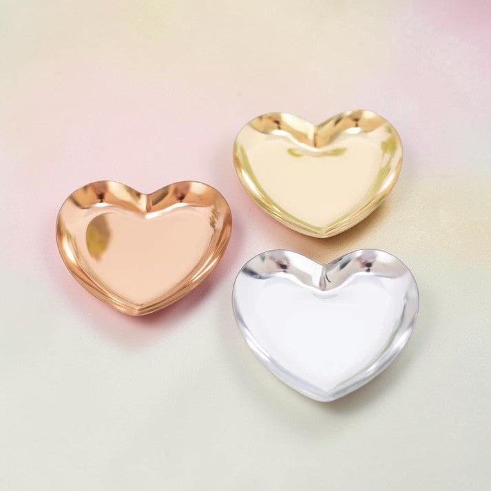 Custom engraved heart ring holder for wedding and anniversary gifts