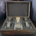Personalized Whiskey Decanter Set | Custom Engraved Gift Set