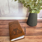Personalized tally book cover for field workers and contractors
