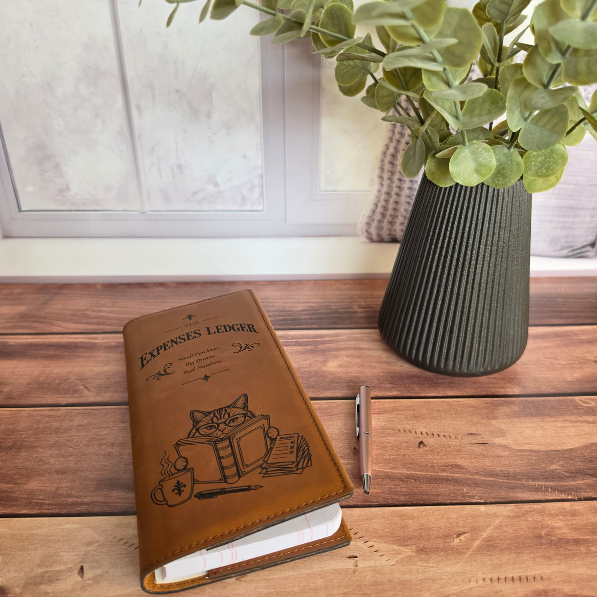 Personalized tally book cover for field workers and contractors