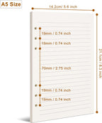 Custom engraved A5 Lined Diary Refill Pack for Custom Wood Diaries Journal by Laser & Build Boutique