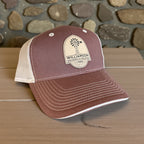 Custom Outdoor Cap GWT-101M Hats with Engraved Leatherette Patch