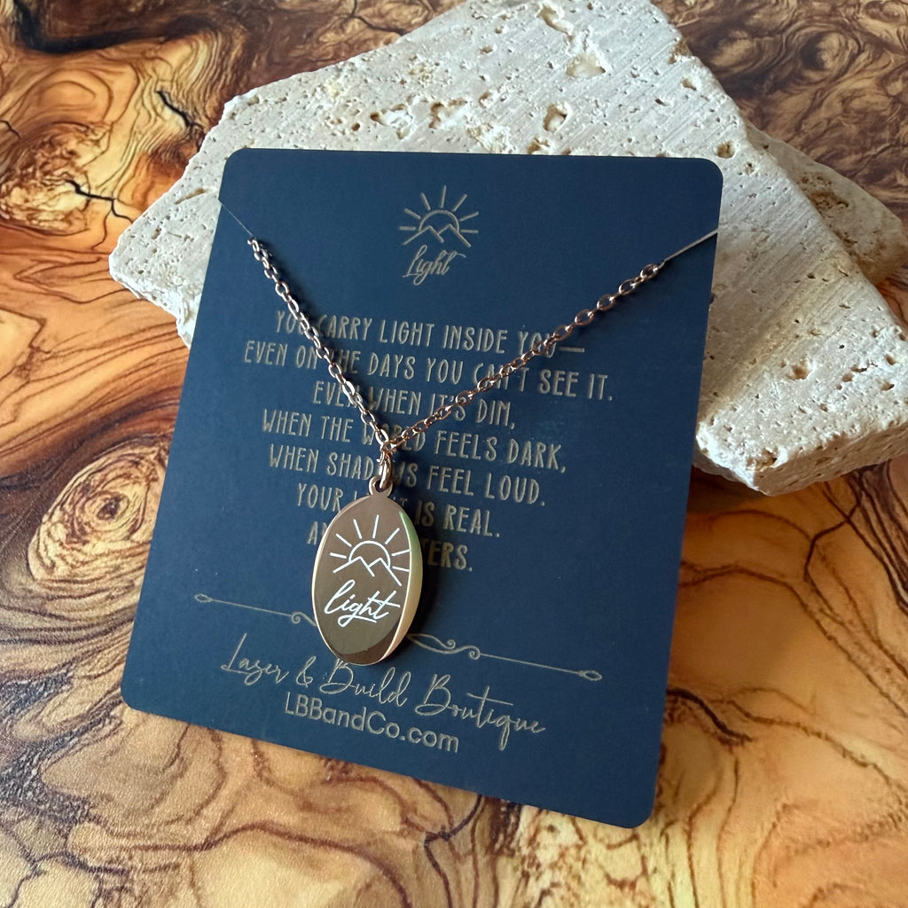 Light Necklace – Worth Whisper Collection