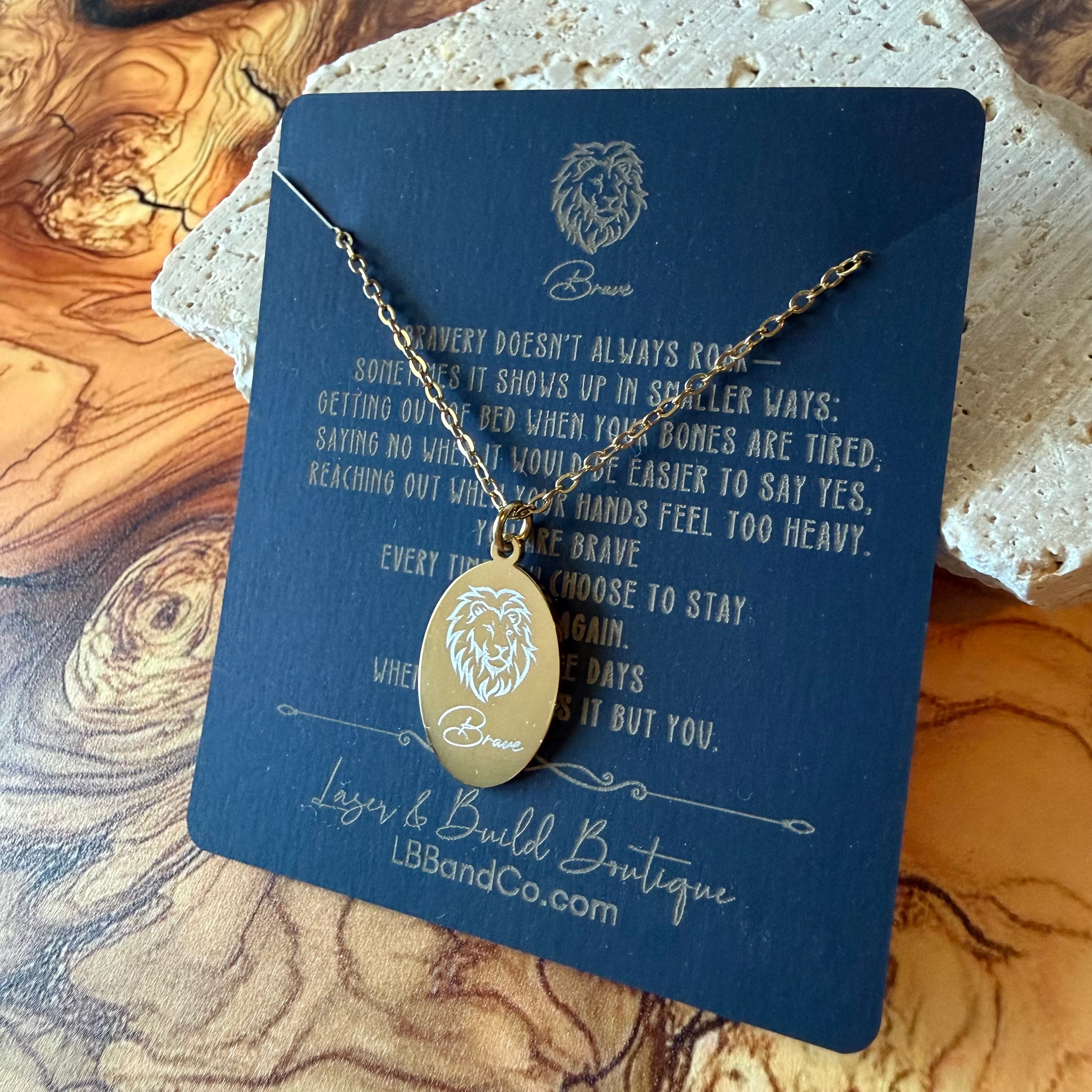 Brave Necklace – Worth Whisper Collection