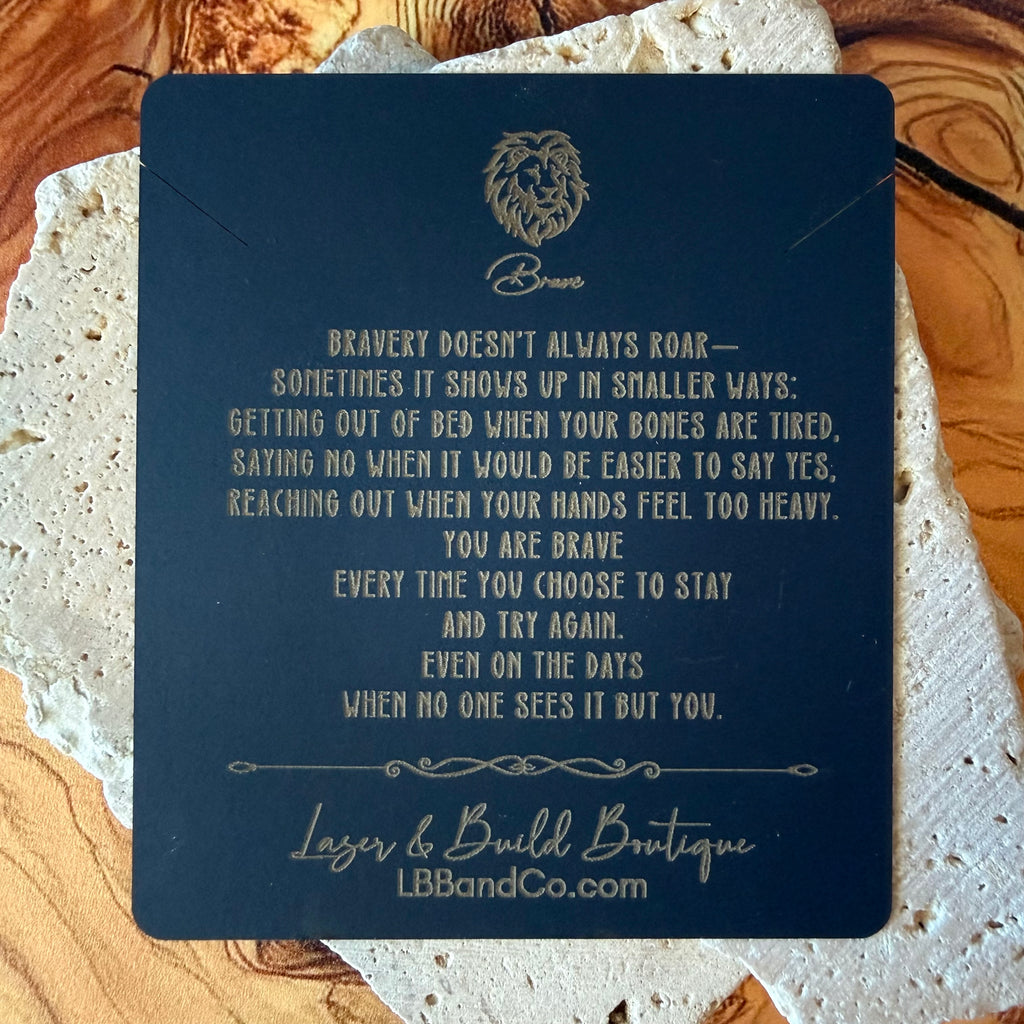 Brave Necklace – Worth Whisper Collection