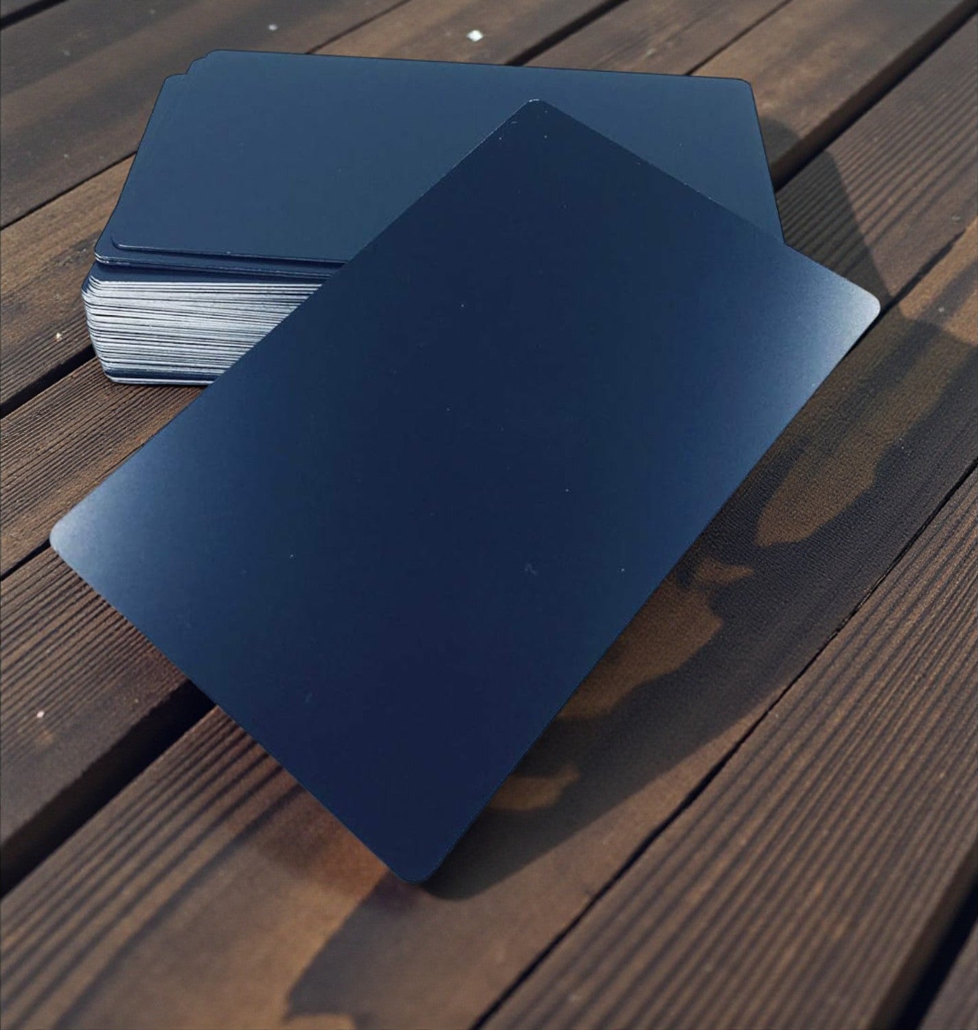 Engraved Metal Business Cards - Set of 50