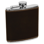 Custom Engraved Leatherette Flask