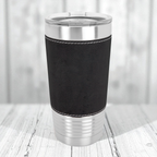 Custom Engraved 20oz Leatherette Tumbler - Polar Camel Brand