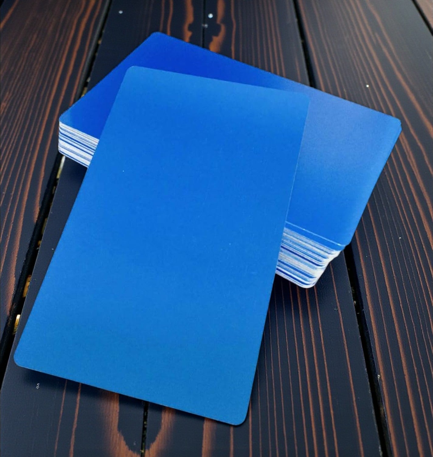 Engraved Metal Business Cards - Set of 50