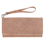 Personalized Wristlet Wallet | Custom Engraved Leatherette RFID Wallet
