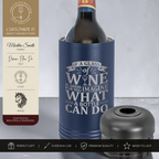 Custom Engraved Insulated Wine Chiller - Polar Camel Brand