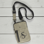 Custom Engraved Leatherette Urban Crossbody Bag