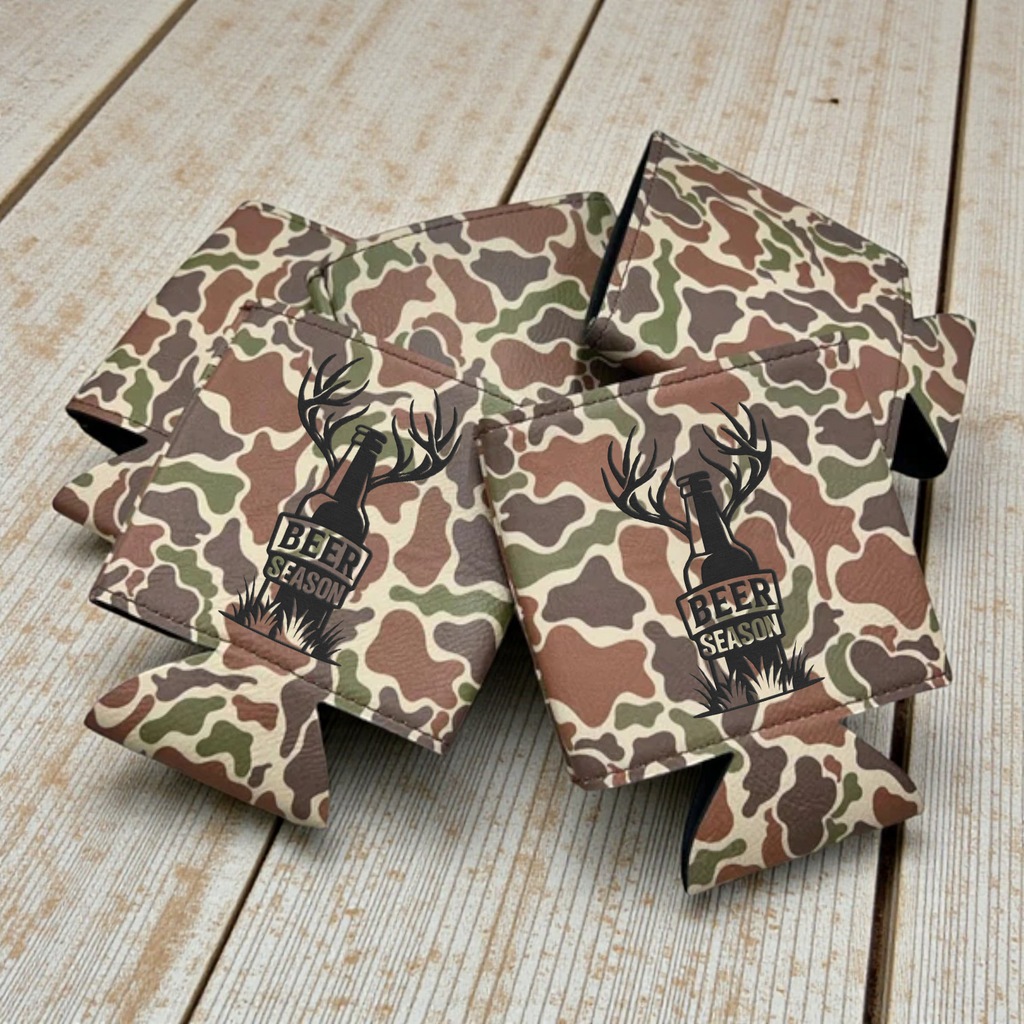 Custom Engraved Leatherette Can Duster