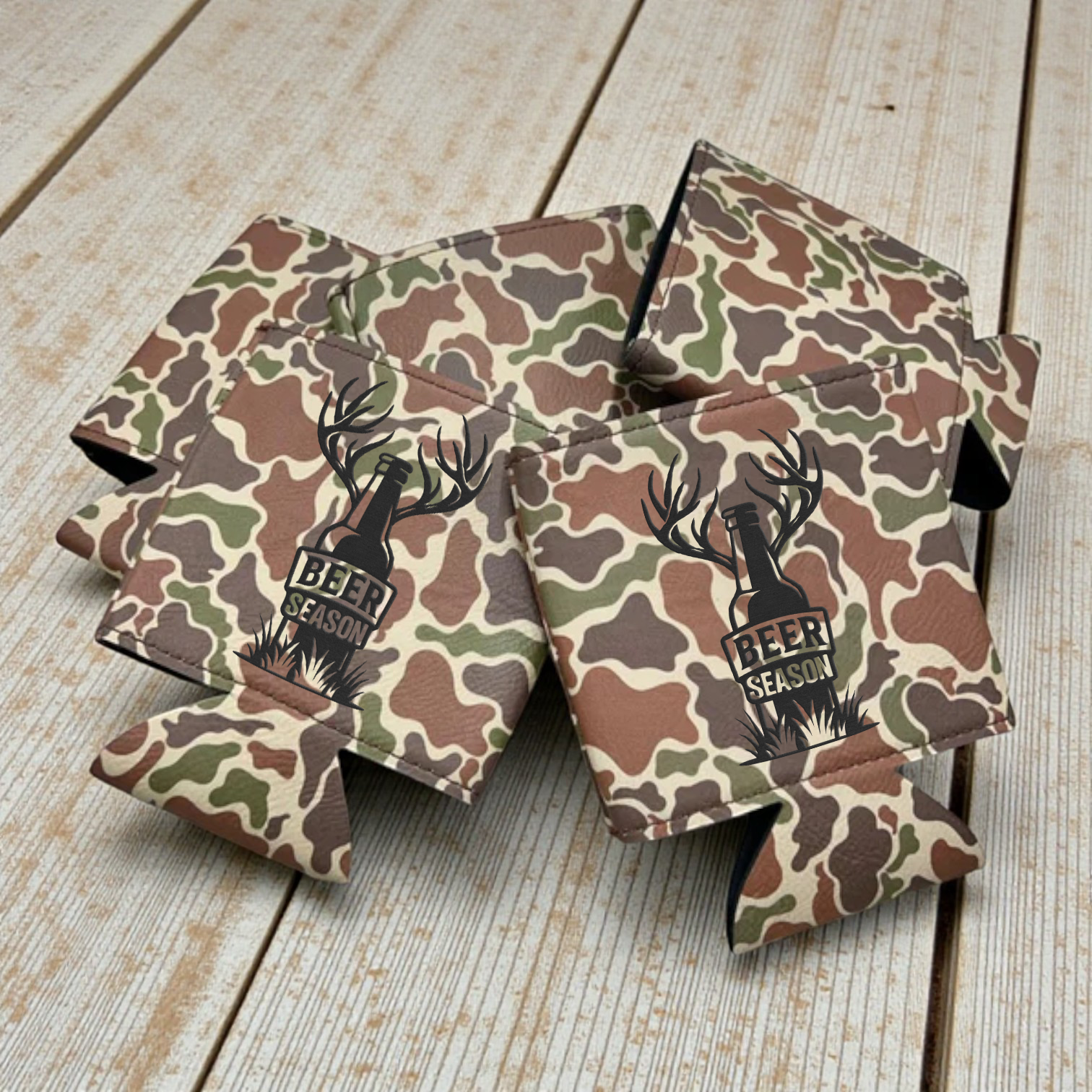 Custom Engraved Leatherette Can Duster