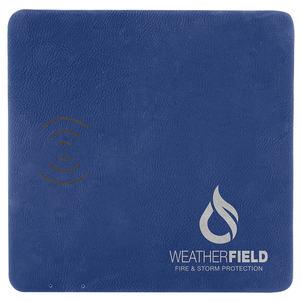 Custom Engraved Leatherette Wireless Charging Mat