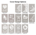 Handcrafted Flat White Wood Diary or Notebook | Customizable and Refillable