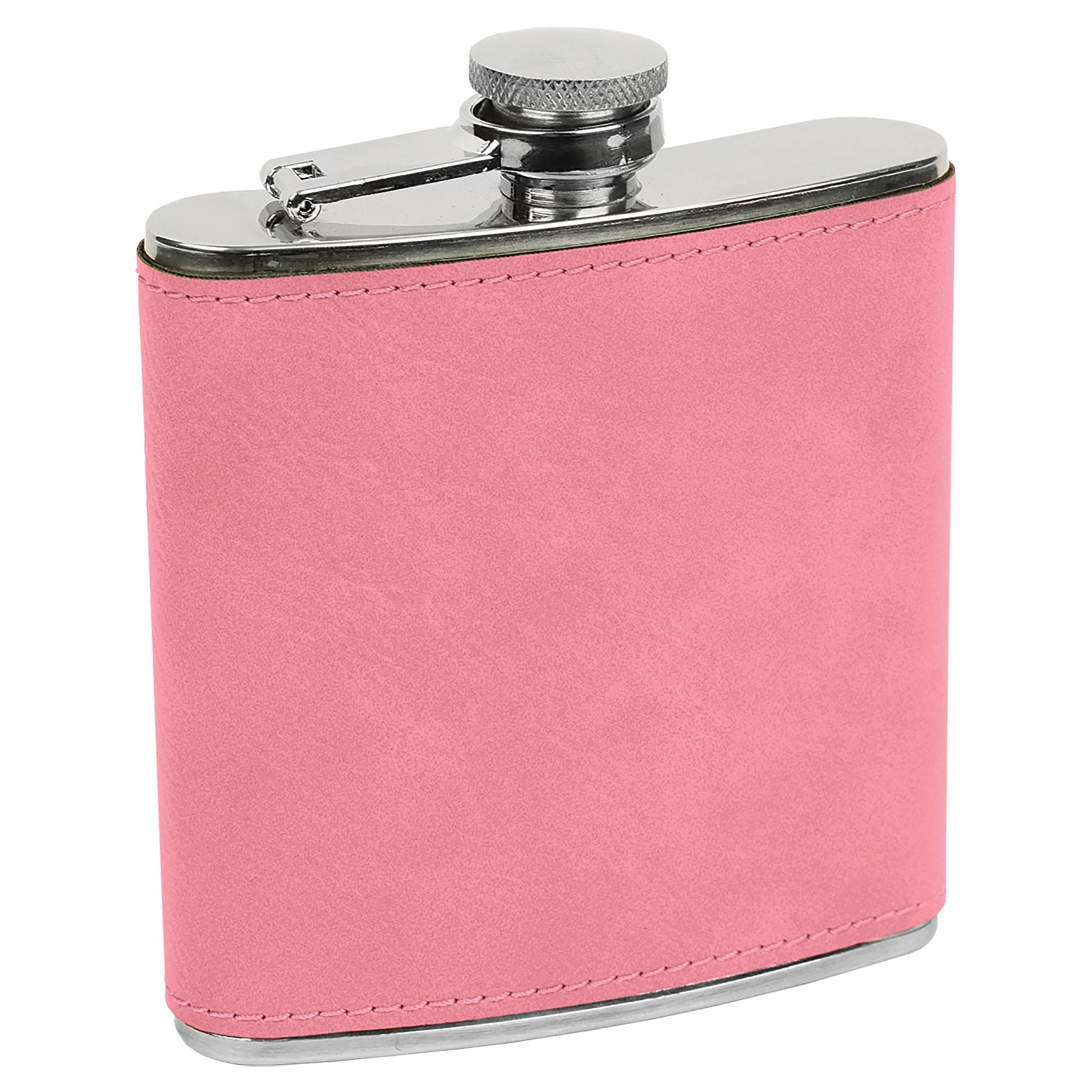Engraved Leatherette Flask – “Dumpster Fire Response Team” | Stainless Steel Flask with Black Leatherette Wrap