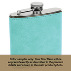 Custom Engraved Leatherette Flask