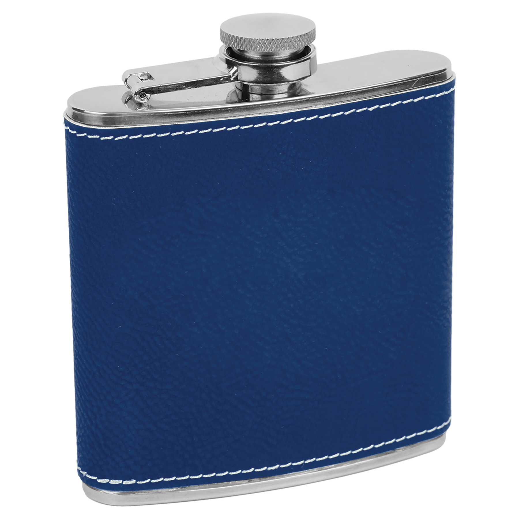 Engraved Leatherette Flask – “Dumpster Fire Response Team” | Stainless Steel Flask with Black Leatherette Wrap