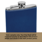 Personalized Birth Flower Flask- 6oz Stainless Steel