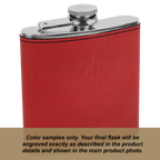 Personalized Birth Flower Flask- 6oz Stainless Steel