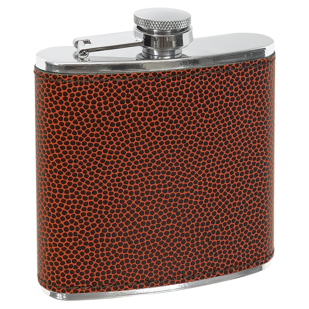 Engraved Leatherette Flask – “Dumpster Fire Response Team” | Stainless Steel Flask with Black Leatherette Wrap