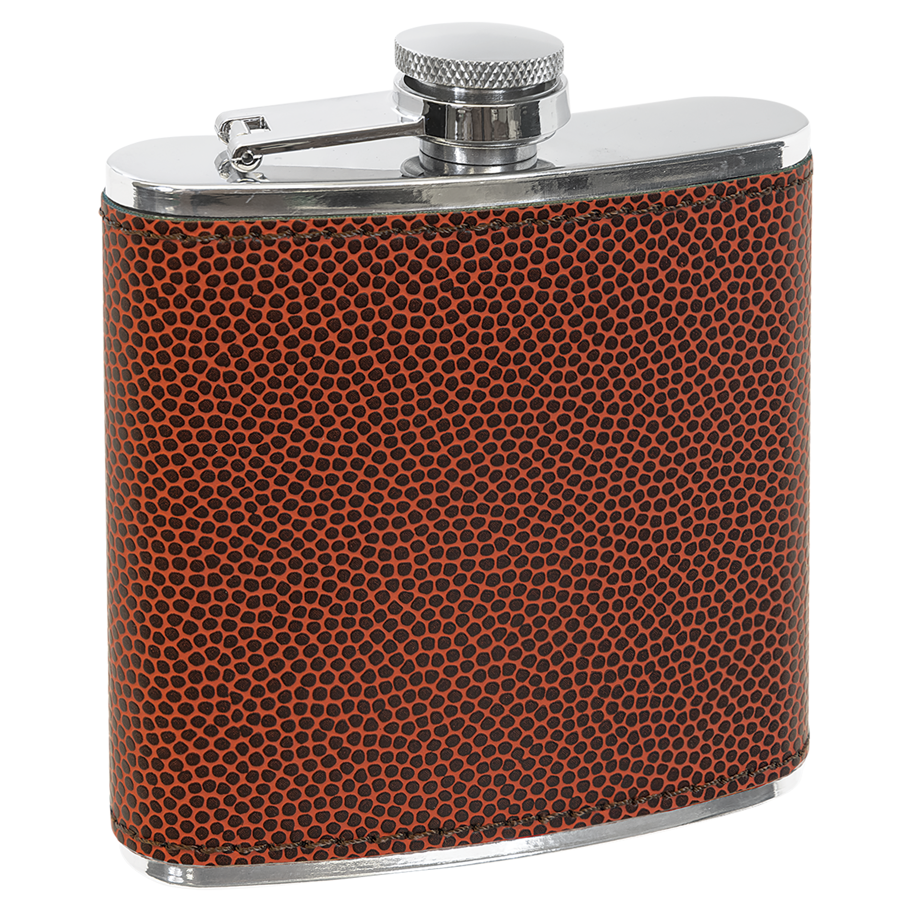 Engraved Leatherette Flask – “Dumpster Fire Response Team” | Stainless Steel Flask with Black Leatherette Wrap