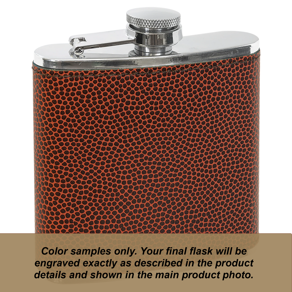 Personalized Birth Flower Flask- 6oz Stainless Steel