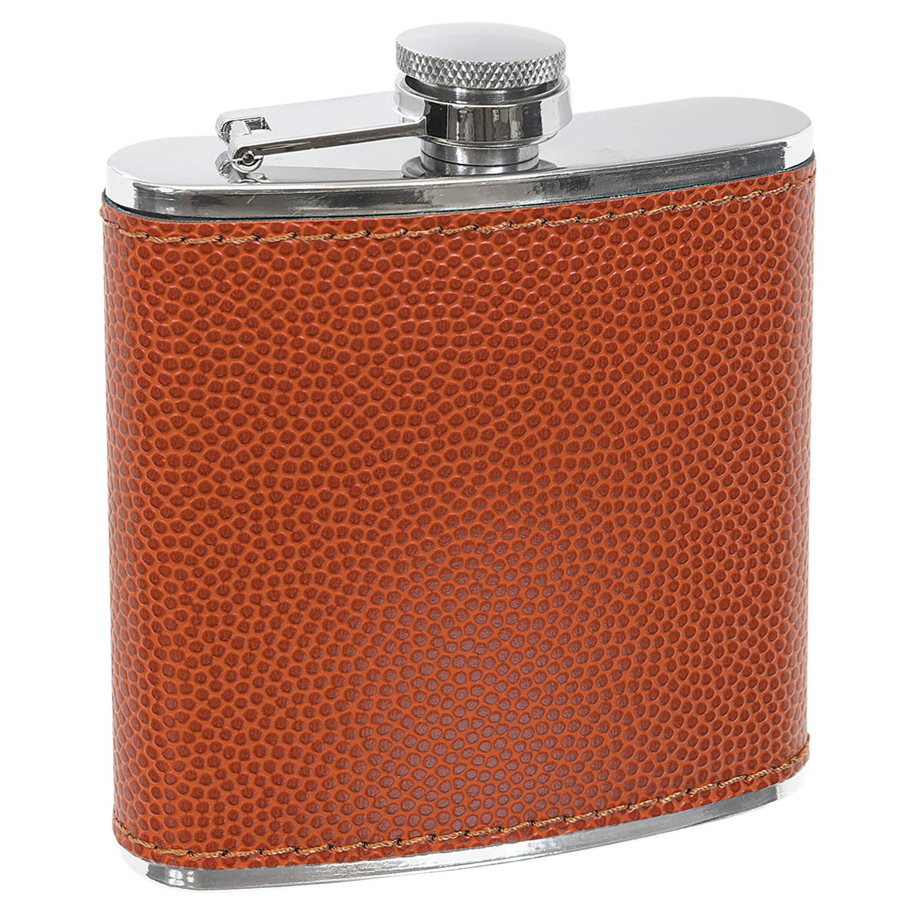 Engraved Leatherette Flask – “Dumpster Fire Response Team” | Stainless Steel Flask with Black Leatherette Wrap