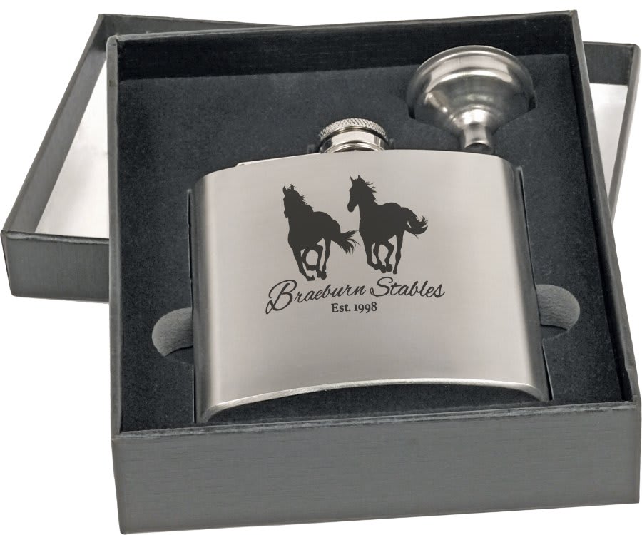 Custom Engraved Stainless Steel Flask