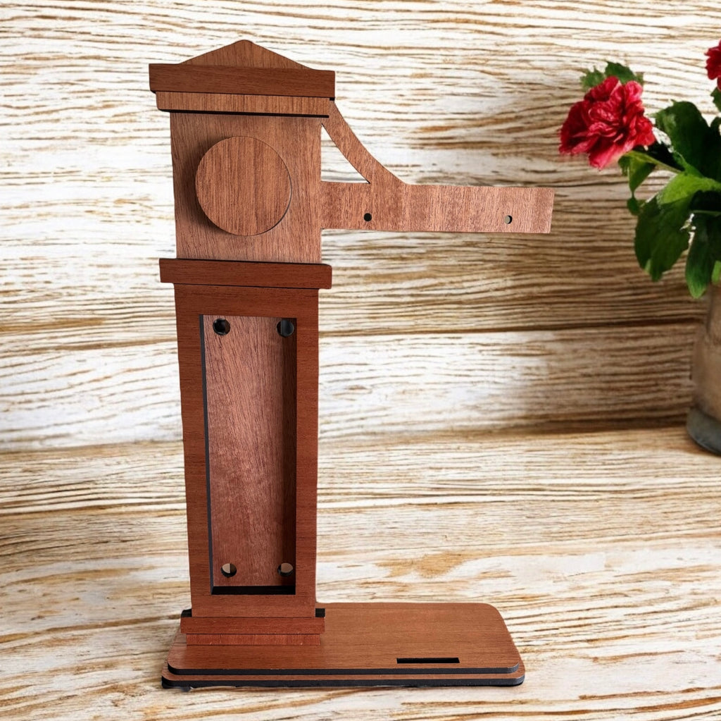 Wooden Post for Seasonal Signs - Interchangeable Design
