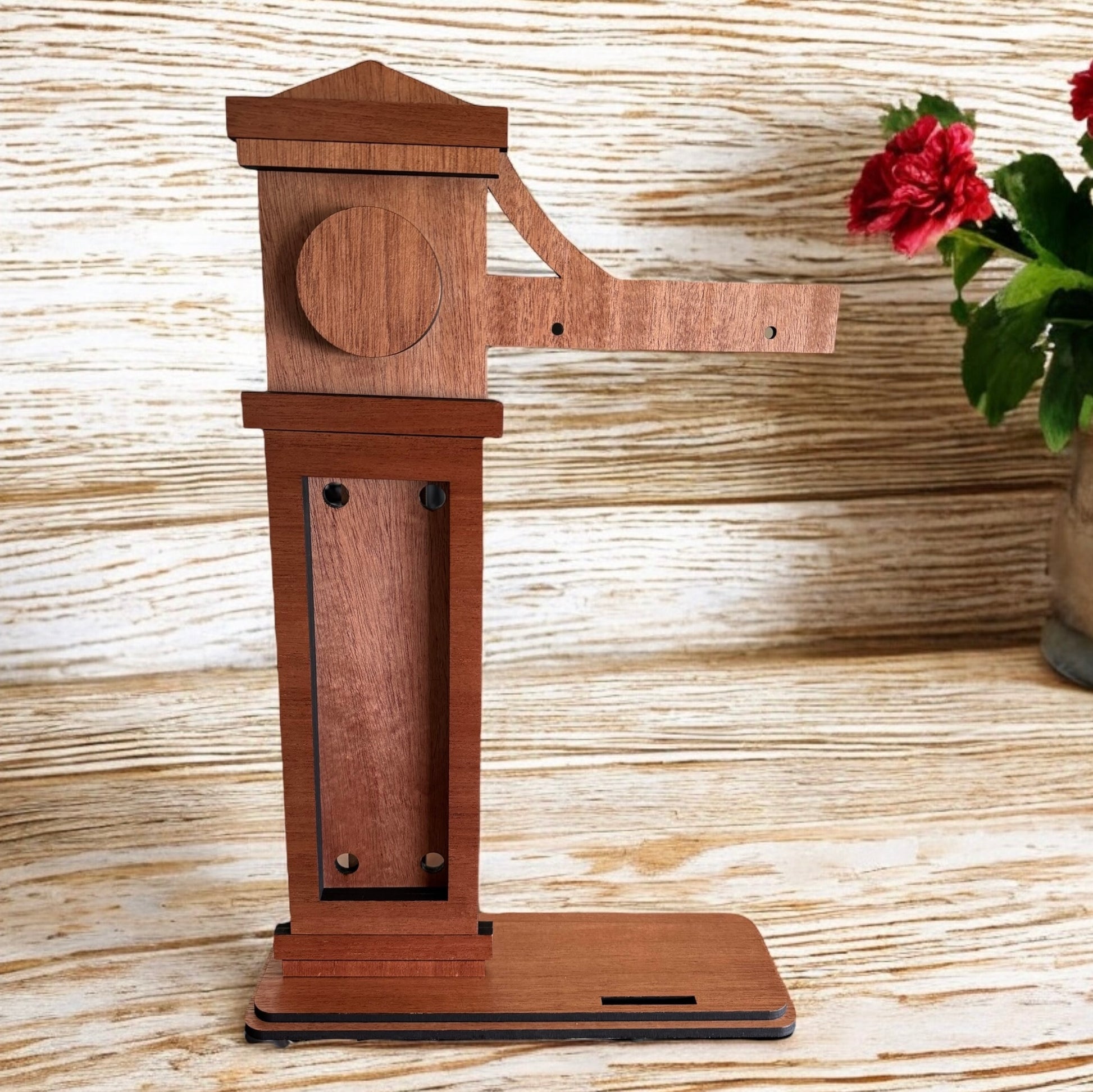 Wooden Post for Seasonal Signs - Interchangeable Design