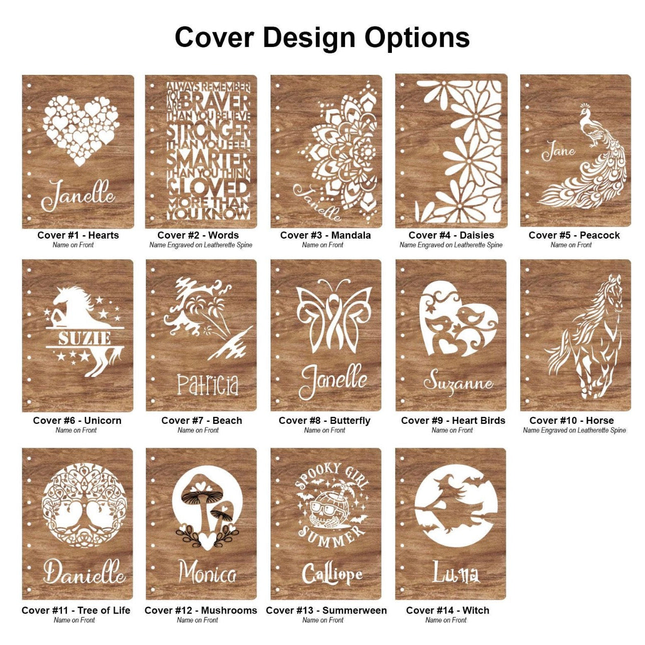 Handcrafted Wooden Diary or Notebook | Customizable and Refillable