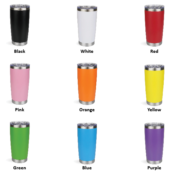 Custom Engraved 20oz Stainless Steel Tumbler - Generic Brand