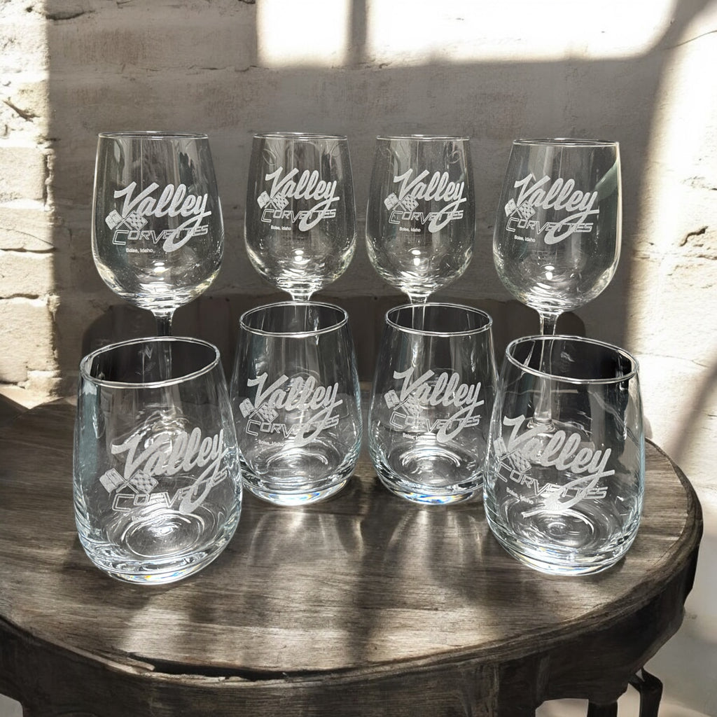 Custom Engraved Wine Glasses