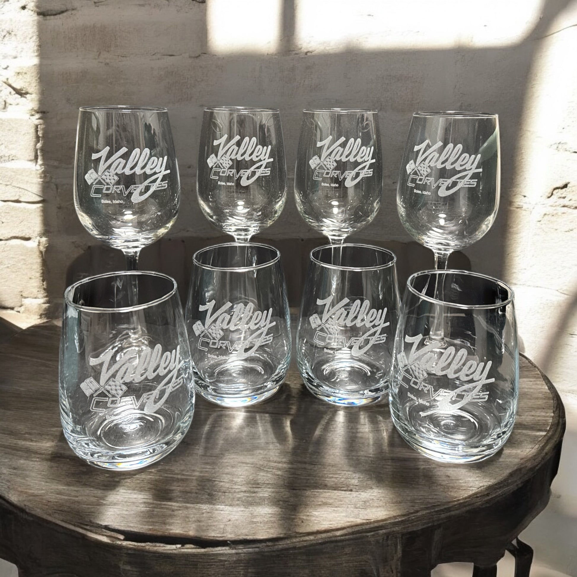 Custom Engraved Wine Glasses